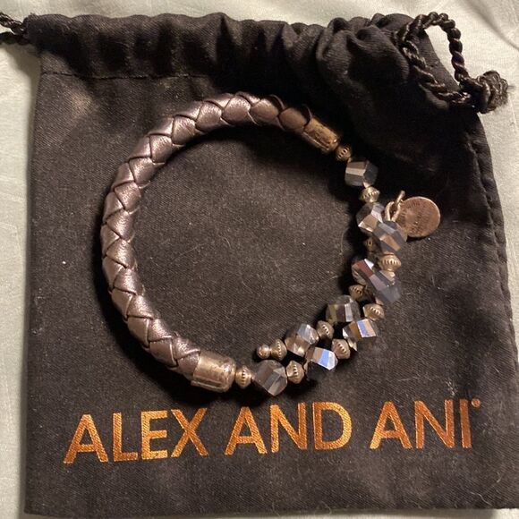 NWT Alex & Ani Retro Glam Bling Wrap Bracelet - Picture 10 of 10